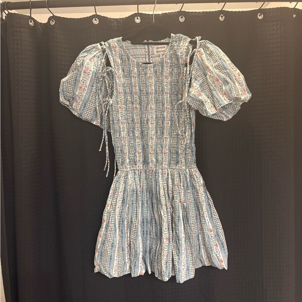 Anthropologie Damson Madder Becca Removable-Sleeve Bubble Mini Dress Size 8 NWT - Picture 5 of 8